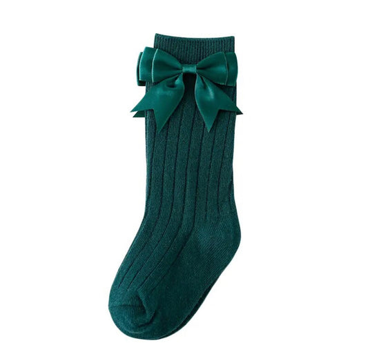 Bow Sock Emerald