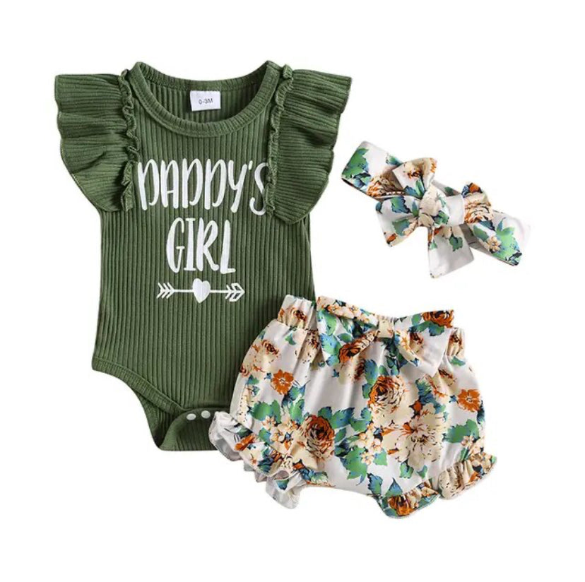 Daddy’s Girl Set Olive