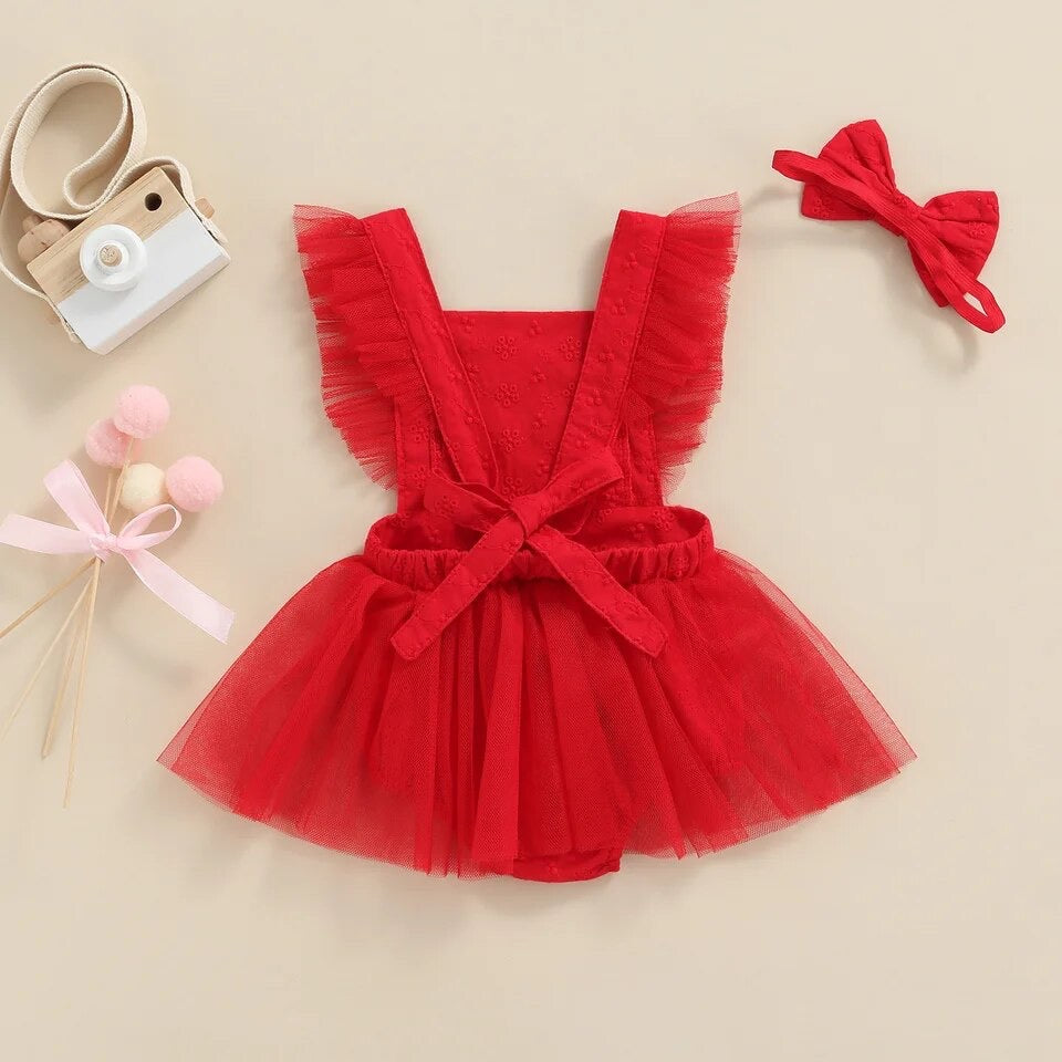 Red Delight Romper