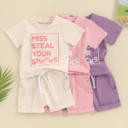 Miss Steal Snacks Set Purple