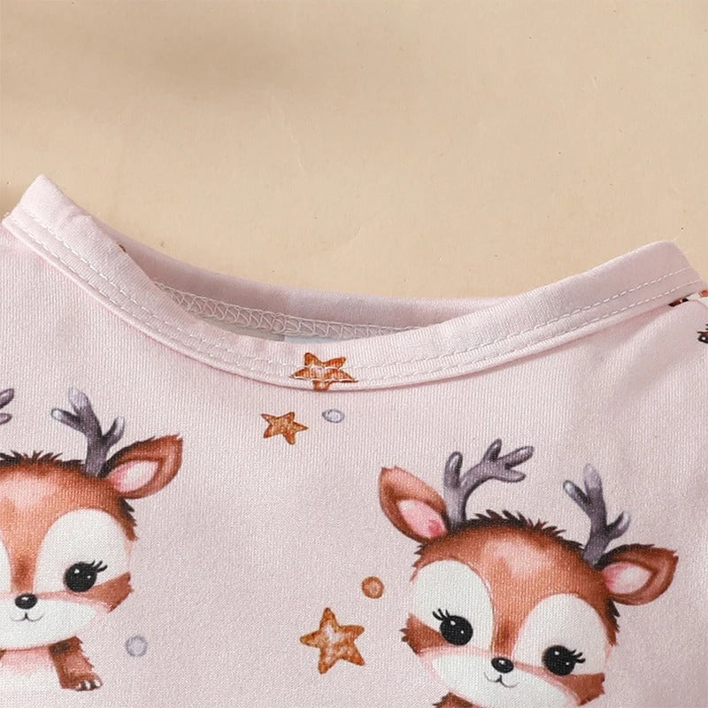 Deer Pinafore Set