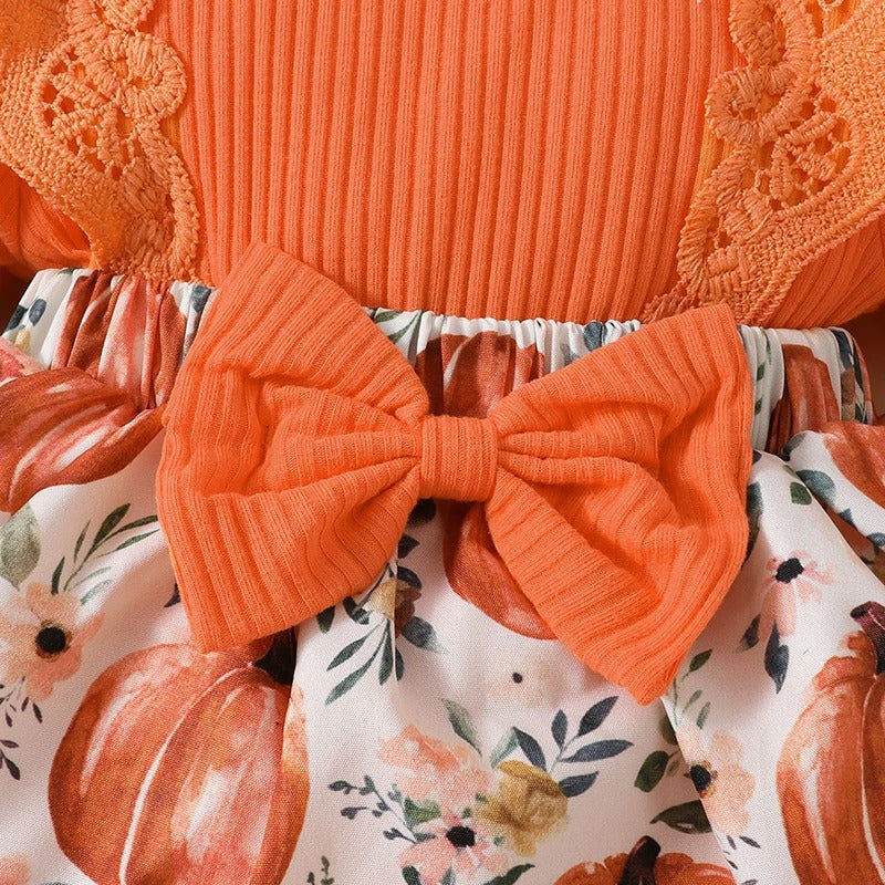 Fall Pumpkin Romper