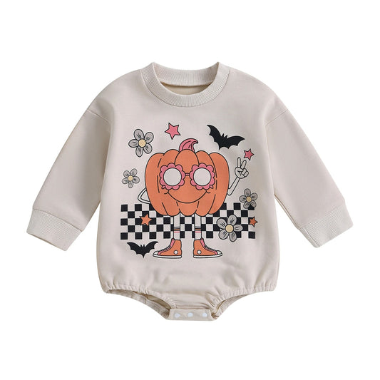 Pumpkin Peace Romper